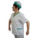 Costum alb tip asistenta